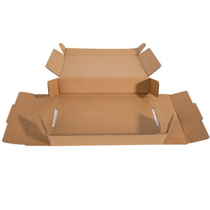 Boîtes d'expédition 12 x 9 x 3 pouces, boîte en carton ondulé blanc, emballage pour documentation - Product Image 4