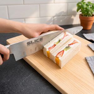Cuchillo de Carnicero Comercial de 24 cm con Borde Dentado, Acero Inoxidable, Mango de Plástico, Apto para Lavavajillas, Japón - Product Image 3