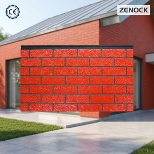Paneles de Revestimiento en Oferta, Decoración de Paredes Exteriores, Panel Sándwich de Acero, Paneles Sándwich de Espuma de Poliuretano, Panel Metálico Aislante - Product Image 1