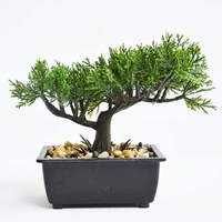 Arbre Bonsaï Artificiel, Plantes Vertes Artificielles de Luxe pour la Décoration de la Maison, du Bureau, de l'Hôtel, Aménagement Paysager Intérieur