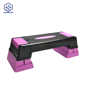 Plateforme d'exercice aérobique carrée antidérapante personnalisable et réglable pour exercices de step, <span class=keywords><strong>banc</strong></span> confortable - Product Image 1