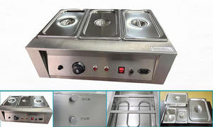 Machine à fondre et à tempérer le chocolat commerciale à 3 cuves, Nouvelle Arrivée, Four numérique pour la fusion du chocolat - Product Image 5