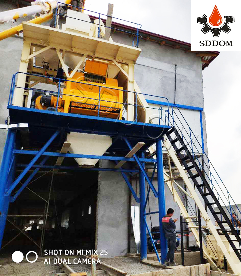 Centrale À béton Meilleur Portable Construction Équipement De Construction De Machines Fondant Mélangeur Planétaire Hzs35
