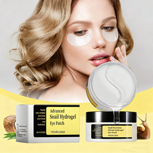 Masque Patch Anti-rides et Anti-cernes OEM à la Bave d'Escargot – Produits Cosmétiques Soin de la Peau au Collagène Hydrolysé Raffermissant pour le <span class=keywords><strong>Contour</strong></span> <span class=keywords><strong>des</strong></span> <span class=keywords><strong>Yeux</strong></span> - Product Image 1