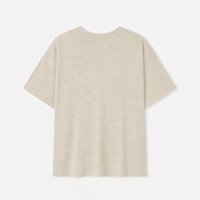 T-shirt Oversize Vierge 235g en Coton 100% Filé Anneauté de Qualité Supérieure, Coupe Minimaliste Moderne, Impression de Logo Personnalisé