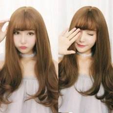 Peluca larga de mujer bruja de onda suelta de 22-30 pulgadas, peluca bonita de pelo sintético de fibra de alta temperatura para mujer - Product Image 1
