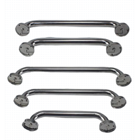 Barre d'appui durable et moderne en acier inoxydable 304 finition satinée pour douche, toilettes et porte de salle de bain