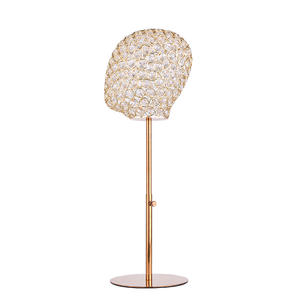 Nuevo diseño decorar Alambre de Metal anillo de hierro mosaico <span class=keywords><strong>cristal</strong></span> cabeza de maniquí femenino para peluca sombrero bufanda exhibición venta - Product Image 4