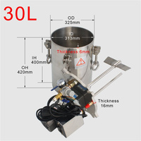 Réservoir sous pression en acier inoxydable 304 de 30 L avec moteur, cuve de mélange automatique pour machine de pulvérisation de peinture, encre, colle et revêtement – Approvisionnement direct usine