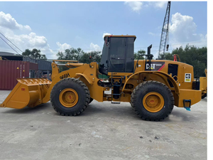 Chargeurs frontaux d'occasion d'origine du Japon presque neufs CAT966H 966G 966F Chargeur frontal hydraulique à roues avant en bon état - Product Image 5