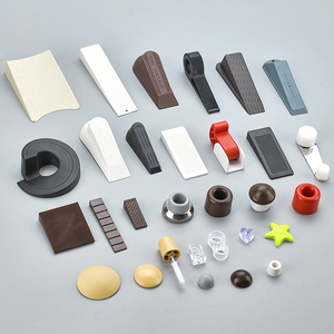 Door Handle Buffer Door Stopper Household Cheap Anti-Collision Suction Door Handle Stopper Mute Silicone Buffer Knob Door Handle