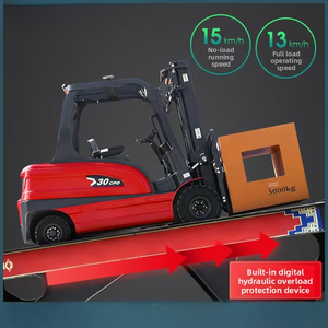 Nouvelle batterie haute capacité pour la logistique d'entrepôt, chariot élévateur à fourche CPD50 à quatre roues, épaissi et renforcé, pour transfert lourd +m - Product Image 2