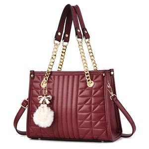 กระเป๋าสะพายไหล่ผู้หญิงหนัง PU แฟชั่นวินเทจฤดูหนาวรุ่นใหม่ล่าสุดจาก Kunhao <span class=keywords><strong>ค</strong></span>ุณภาพสูง พร้อมสายโซ่เก๋ไก๋ จุของได้เยอะ - Product Image 3