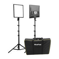 SL-500A NiceFoto Super doux 50W bicolore 3200-6500K LED lumière vidéo photo studio lumière