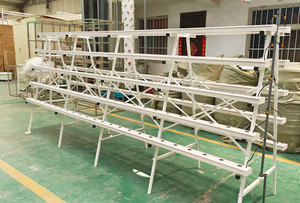 Juego completo de sistema de cultivo hidropónico Nft, marco de forma vertical para plantar vegetales - Product Image 6