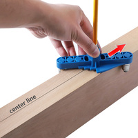 Kit de gabarit de trou de poche 6/8/10mm ensemble de Guide de perceuse d'angle de travail du bois perforateur localisateur gabarit ensemble de forets pour outils de menuiserie bricolage