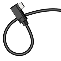 Farsue kabel Usb Tipe c, sudut kualitas tinggi 3.0 a untuk VR