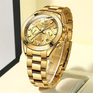 Men Mechanical Wristwatch Gold <b>Automatic</b> <b>Chronograph</b> Luxury Fashion Watch 43mm Round Case Sapphire Crystal Dial 6638 - Product Image 2