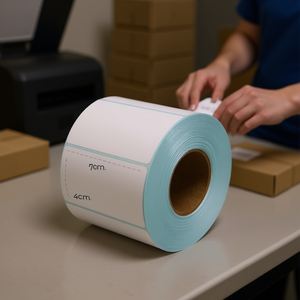 Rollo de Papel Térmico Autoadhesivo con 1000 Etiquetas, 7 x 4 cm - Product Image 2