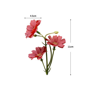 Guirlande décorative florale en fausses chrysanthèmes pour toile de fond de mariage, couronne murale pour la maison, embellissement de vêtements, ornement - Product Image 5