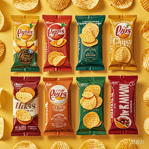 Sello central de aluminio al por mayor Doypack para Biltong logotipo personalizado envasado de alimentos bolsa de plástico para patatas fritas tortilla de maíz - Product Image 3