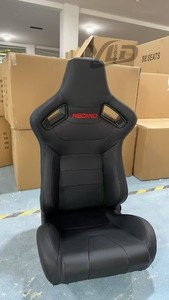 Sièges de voiture noirs YLD de haute qualité, sportifs, réglables, type baquet, pour la simulation de course, compatibles <span class=keywords><strong>BMW</strong></span> et Honda, en cuir - Product Image 2