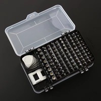 Kit de Herramientas Magnéticas 115 en 1 con Destornilladores Pequeños para Reparación de Teléfonos Móviles y Portátiles