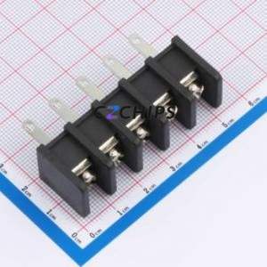 DBT30H-10.0-5P-BK-P Barrier Terminal Block Through hole Component (THT),P=10mm Connector Two Sides 10mm 1x5P Straight Pin - Product Image 1