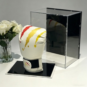 New Arrival Premium Custom Logo Acrylic Boxing Glove <b>Display</b> <b>Case</b> for Home <b>Display</b> - Product Image 6