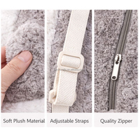 Sac à dos en peluche koala personnalisé avec motif de feuille, jouet en peluche doux pour enfants, fabricant de jouets en peluche personnalisés