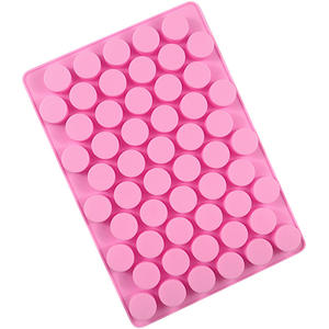 2651 Mini 55 petit cylindre Silicone moule Vertical pour bricolage rond cire à cacheter et outils de gâteau au chocolat - Product Image 2