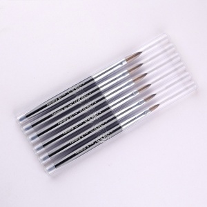 Kolinsky Crystal <b>Nail</b> <b>Extension</b> Pen 90% Kolinsky Special Crystal Powder Wood Handle <b>Nail</b> Brush - Product Image 4