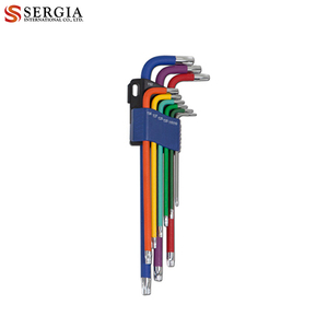 9pc Arc-En-Ciel <span class=keywords><strong>Inviolable</strong></span> Magnétique <span class=keywords><strong>Torx</strong></span> Ensemble de <span class=keywords><strong>Clé</strong></span> Allen - Product Image 1