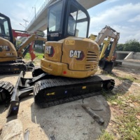 Excavatrice hydraulique compacte CAT304 d'occasion, fonctionnement flexible, faible nombre d'heures de travail, pour le terrassement et les travaux de jardinage