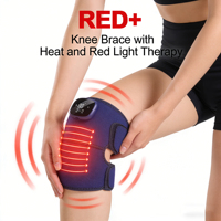 Ceinture de massage électrique intelligente pour les pieds avec chaleur, batterie au lithium, rechargeable par USB, contrôle de la minuterie, télécommande sans fil, coussin à lumière rouge, OEM K8