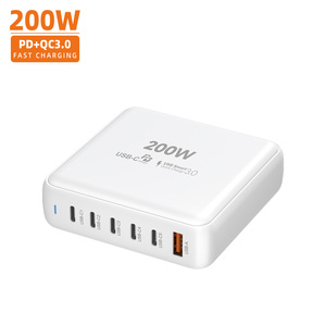 Vina Nouveau Produit 2025 100W 200W Pd Qc <span class=keywords><strong>Qqs</strong></span> Mural Usb C Chargeur Rapide Usb Multi Chargeur de Voyage - Product Image 3