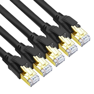 Cat8 Ethernet <b>Cable</b> Pure Copper SFTP 40Gbps RJ45 Network <b>Cable</b> Bulk Wholesale Custom Length for Global Market - Product Image 5