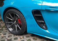 Kit de carrosserie de ventilation latérale en sergé de carbone, accessoires de voiture pour Porsche Boxster 718