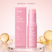 Baume multi-usages hydratant au collagène PDRN Syulli pour le visage, base de maquillage, soin pour peaux sèches, stick hydratant réparateur pour le cou