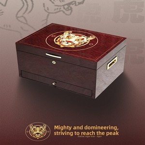 Eonluxe Caja de Almacenamiento de Cigarros de Lujo con Acabado Lacado del Zodíaco Chino, Edición Limitada Global con Vitrina de Exhibición con Superficie de Pintura Piano - Product Image 3