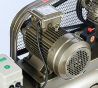 Compresseur d'air à piston industriel haute efficacité, faible bruit, pour outils d'atelier, gonflage de pneus et fabrication