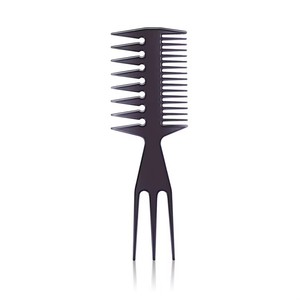 Pettine a denti larghi Sudi Barber in stile retrò con manico in PP e denti in plastica, set doppio lato per <span class=keywords><strong>acconciature</strong></span> slick-back da uomo - Product Image 4