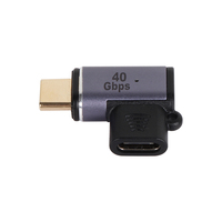 Adaptador Magnético VCOM USB4 Tipo C a C, Conector USB-C en Forma de L, Carga PD de 100W, Datos de 40Gbps, Video 8K