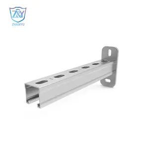 Pre-galvanized Unistrat Bracket Solar Mounting Structure Cantilever Brackets Cantilever Arm Seismic Bracing Channel Bracket