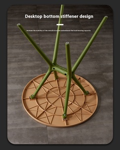 Giá rẻ ngoài trời thường PP nhựa băng ghế dự bị nhựa <span class=keywords><strong>Stackable</strong></span> ghế bán buôn Nhựa Bàn tròn ngoài trời bàn ăn - Product Image 3