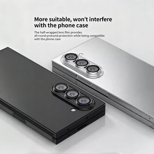 Protection d'objectif de caméra HD transparente anti-rayures <span class=keywords><strong>incassable</strong></span> facile à installer pour Samsung Galaxy Z Fold 8 Wide/FLIP 8 7 - Product Image 5
