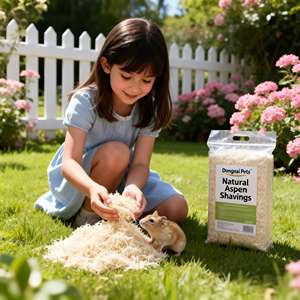 DongnaiPETS Litière pour chat écologique 100% naturelle en copeaux de bois d'aspen, hautement absorbante, sans poussière, contrôle des odeurs supplémentaire, pour petits chats - Product Image 1