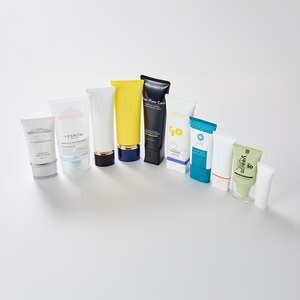 Oval <b>Plastic</b> Cosmetic <b>Tubes</b> With Screw Cap Labeling PE Material Offset Printing Various Colors Sizes For Skin Care Products - Product Image 1