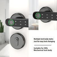 Serrure de porte intelligente électronique à empreintes digitales haute sécurité avec carte mémoire pour porte en acier chambre hôtel bureau