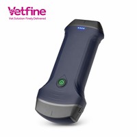 Échographe vétérinaire portable noir et blanc pour bétail, moutons, chevaux, animaux d'élevage, test de gestation